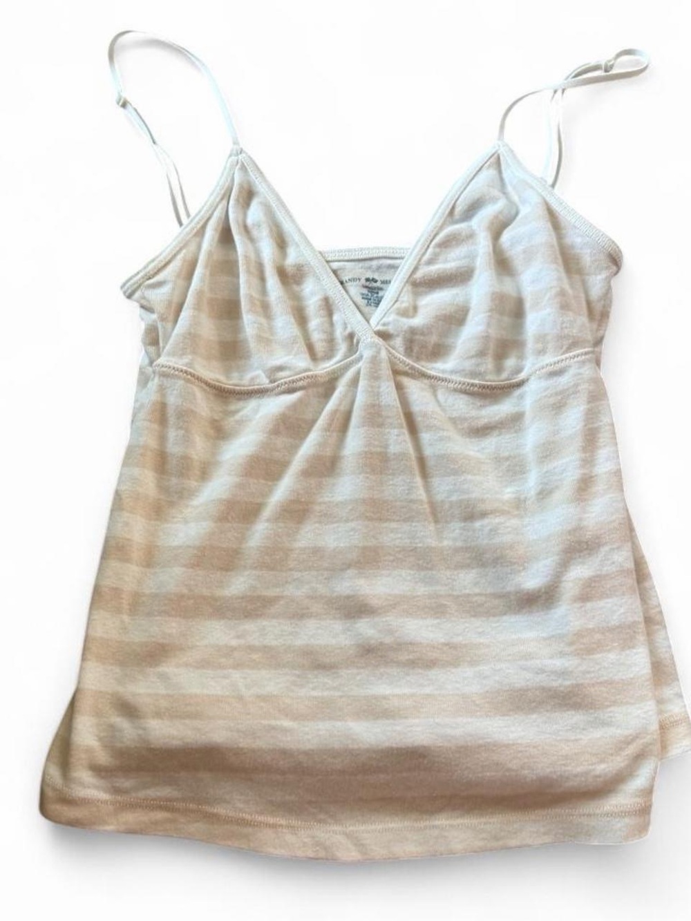 Brandy Melville cream tank top with adjustable straps
